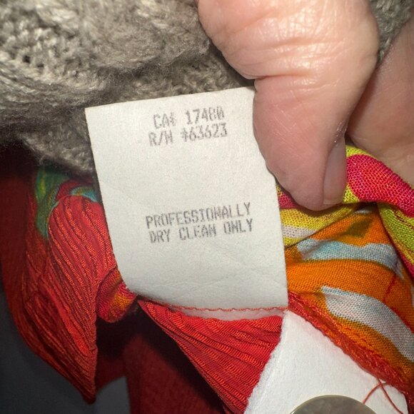 Vtg Howard Wolf 80's Woman Orange Floral Hawaiian Shirt Blouse Size 4 - Picture 12 of 15